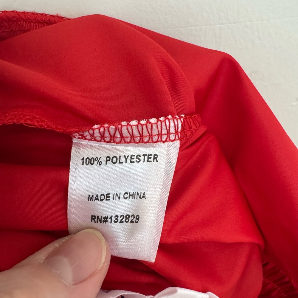 Superdown Jorja Windbreaker Joggers Red Ripstop Cargo Pockets Size XS - Picture 9 of 9